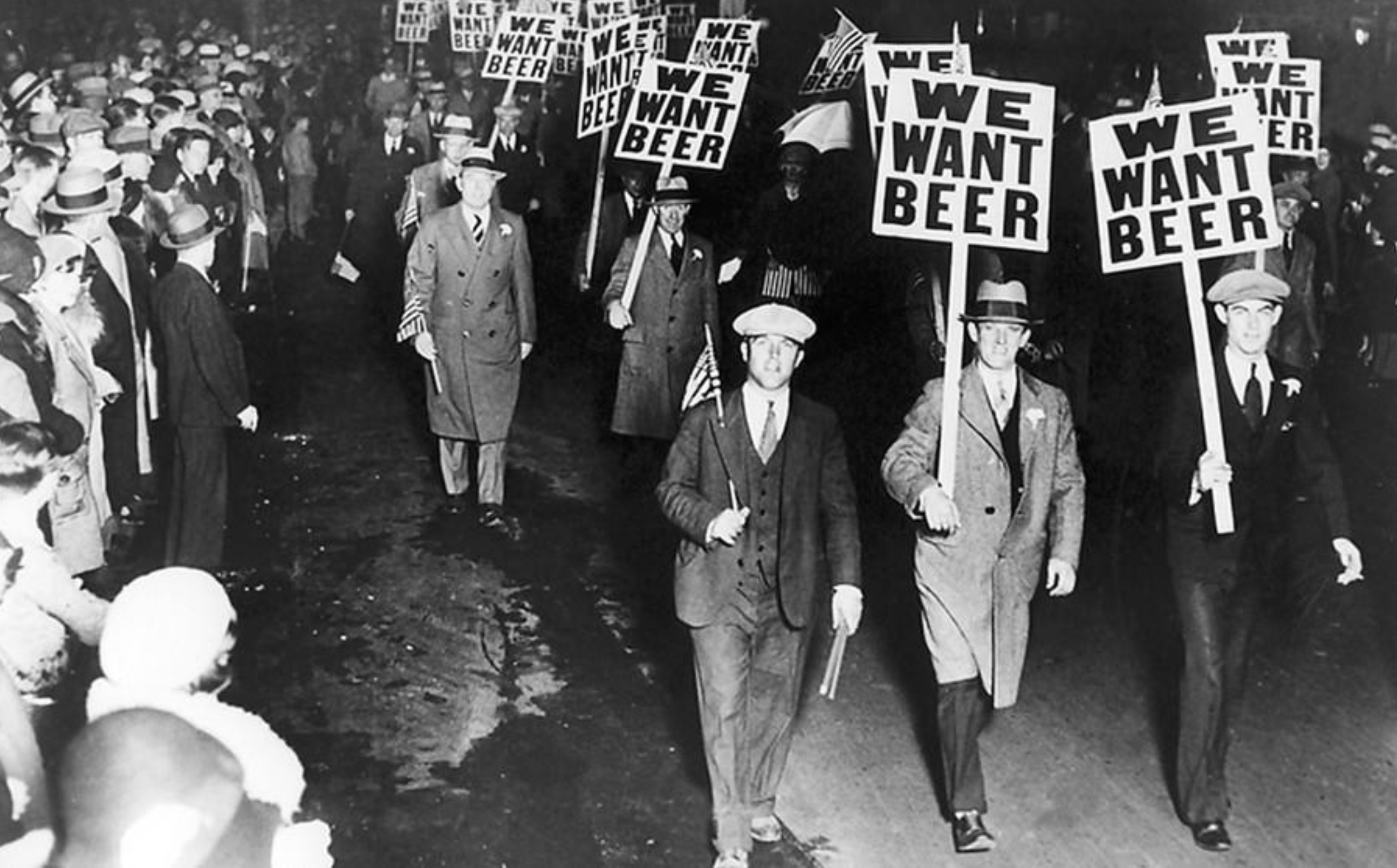 The parade, held on May 14, 1932, was organized by the city’s mayor, Jimmy Walker, and was originally called the Beer for Taxation march. 